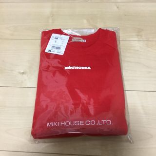 ミキハウス(mikihouse)のお値下げ！ ミキハウス　ロゴトレーナー　120センチ　新品　未使用　タグ付き(Tシャツ/カットソー)