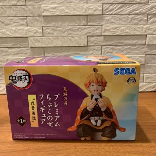 セガ(SEGA)の鬼滅の刃 プレミアムちょこのせフィギュア 我妻善逸(フィギュア)