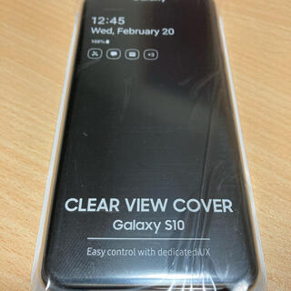 ギャラクシー(Galaxy)のGALAXY S10 純正 CLEAR VIEW COVERケース(Androidケース)