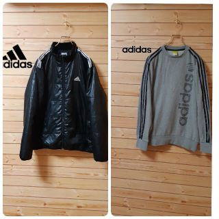 おまとめアディダス トレーナーL3本ラインと中綿ジャケットL
