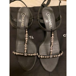 シャネル(CHANEL)のmaron様専用シャネル　サンダル　38.5 超美品(サンダル)