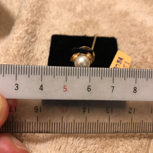 お値引き！18金　真珠　ネクタイピン メンズのファッション小物(ネクタイピン)の商品写真