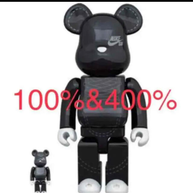 nike sb be@rbrick black 100 400% エンタメ/ホビーのフィギュア(その他)の商品写真