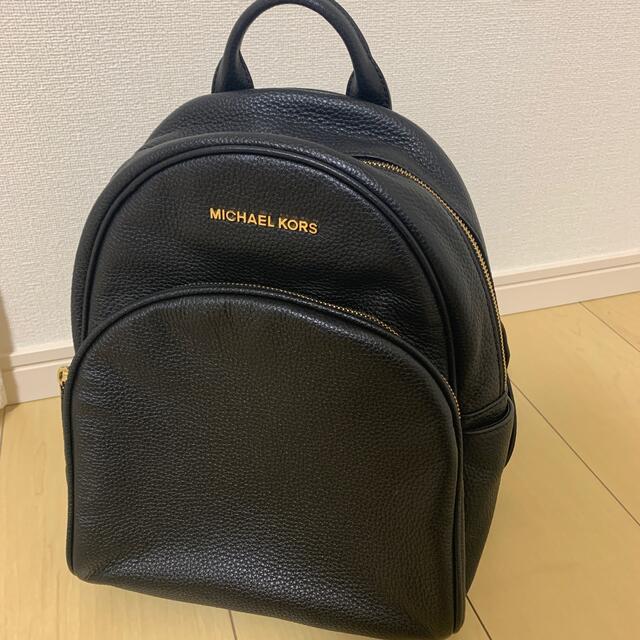 【美品】マイケルコース　リュック　黒　MICHAEL KORSリュック/バックパック