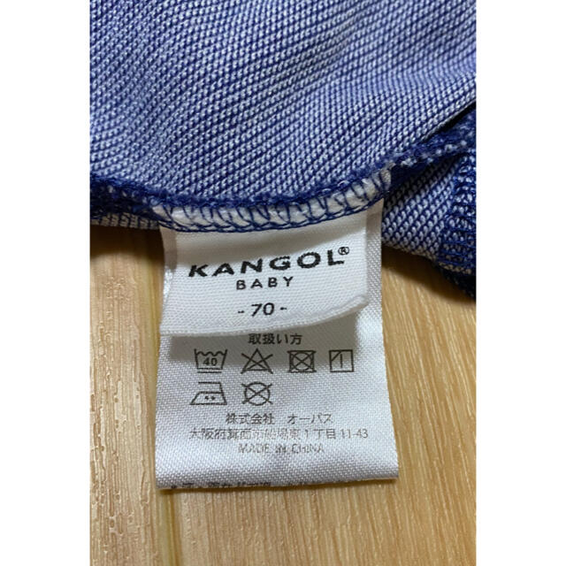 KANGOL(カンゴール)のKANGOL オーバーオール キッズ/ベビー/マタニティのベビー服(~85cm)(ロンパース)の商品写真