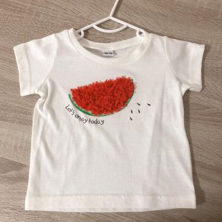 高見え♡立体チュールのフルーツTシャツ(Ｔシャツ)