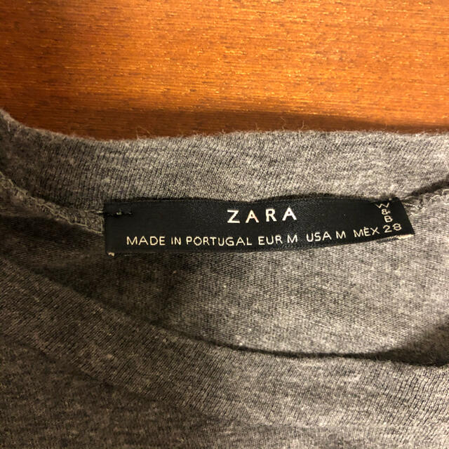 ZARA(ザラ)の古着　ZARA ロンＴ　長袖シャツ◇Mサイズ◇L-0046 レディースのトップス(Tシャツ(長袖/七分))の商品写真