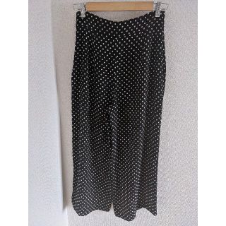 ザラ(ZARA)のZARA ドット ワイドパンツ(カジュアルパンツ)