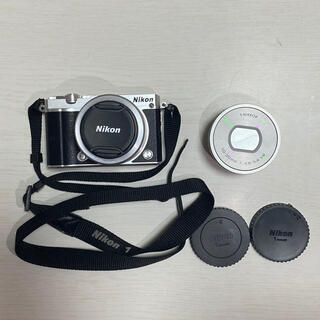 ニコン(Nikon)のNikon 1 j5 Ｗレンズキット silver(ミラーレス一眼)
