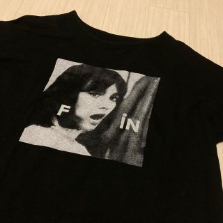 ジーユー(GU)のプリントTシャツ　レディース フリーサイズ(Tシャツ(長袖/七分))