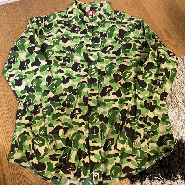 A BATHING APE(アベイシングエイプ)のAPE 迷彩シャツ M メンズのトップス(シャツ)の商品写真