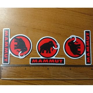 マムート(Mammut)のマムート mammut ステッカー 3枚セット 防水加工(その他)