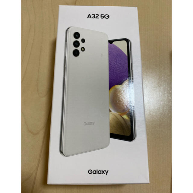 au GALAXY A32 5G SCG08 ホワイトsimロック解除済み