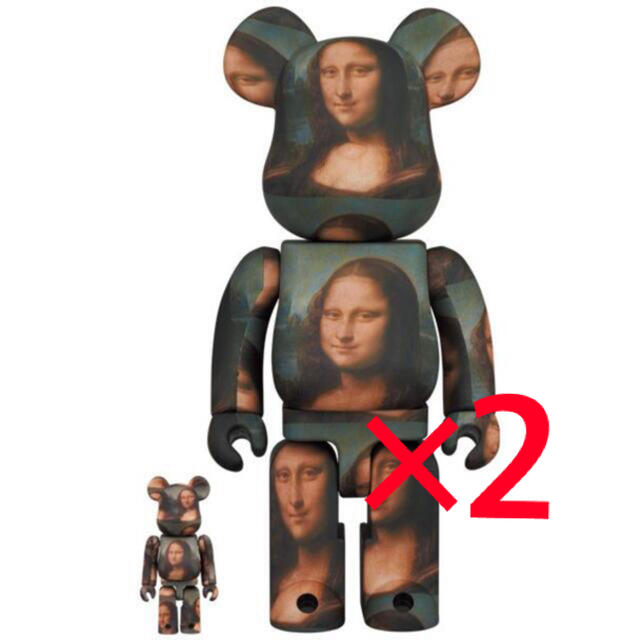 BE@RBRICK Mona Lisa 100％ & 400％ 2セット