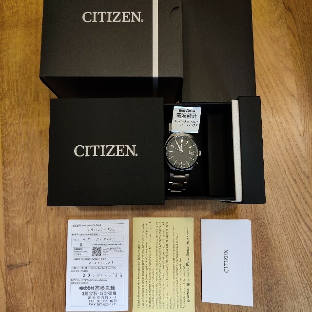 【再値下げ】CITIZEN 腕時計 CB1120-50Eシルバー 新品未使用