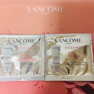 ランコム(LANCOME)の【ランコム】UVエクスペール  サンプル 2種類  各1枚(サンプル/トライアルキット)