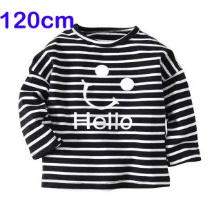 男の子のスマイルプリント　ロングT　120㎝(Tシャツ/カットソー)