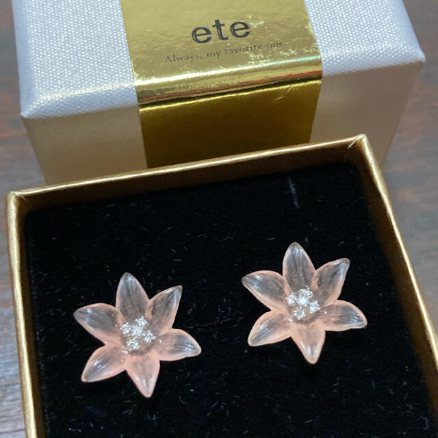 ete(エテ)のご予約　ete K18WG ピアス　 レディースのアクセサリー(ピアス)の商品写真