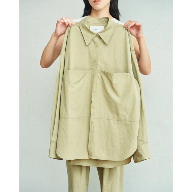 TODAYFUL(トゥデイフル)の"Taffeta Pocket Shirts" todayful レディースのトップス(シャツ/ブラウス(長袖/七分))の商品写真