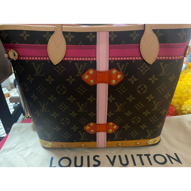 LOUIS VUITTON Tote Bag M41390 Neverfull MM Summer trunk Monogram canva –