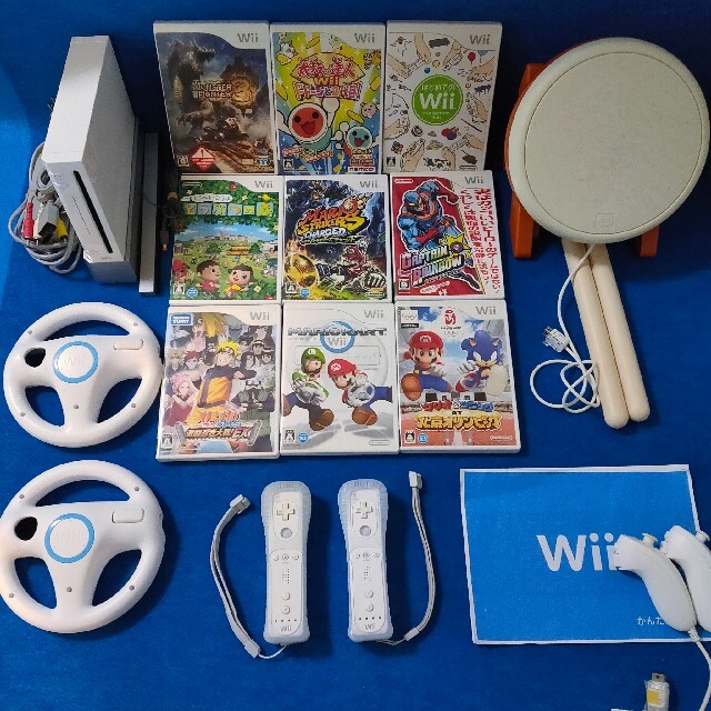 任天堂 Wii 太鼓の達人 マリオカート どうぶつの森 人気ソフト9本！家庭用ゲームソフト