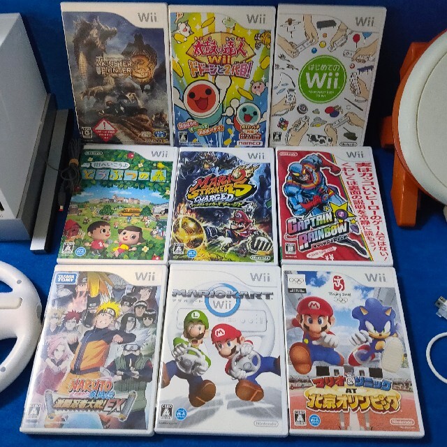 任天堂 Wii 太鼓の達人 マリオカート どうぶつの森 人気ソフト9本！