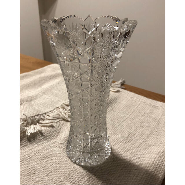 ボヘミアン グラス ガラス 花瓶 ベース 新品未使用インテリア小物 - 花瓶
