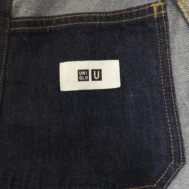 UNIQLO(ユニクロ)のSand様専用【美品】UNIQLO U デニムワークジャケット M メンズのジャケット/アウター(Gジャン/デニムジャケット)の商品写真