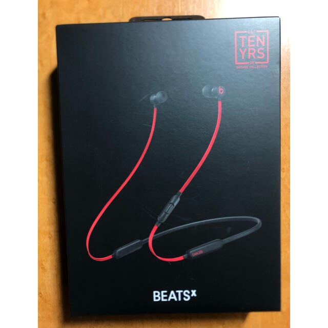 Beats by Dr Dre(ビーツバイドクタードレ)のミントチョコさん専用　Beats x  レジスタンス・ブラックレッド スマホ/家電/カメラのオーディオ機器(ヘッドフォン/イヤフォン)の商品写真