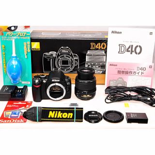 ✨ニコンの名機✨Nikon D40 純正レンズセット♪超極上✨(デジタル一眼)