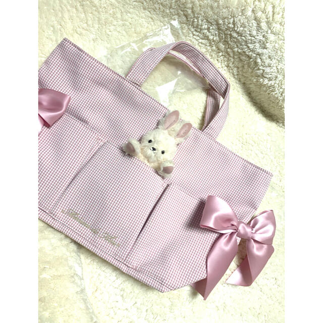 新品メゾンドフルール ☆Easter☆うさぎさんと一緒トートバッグ-