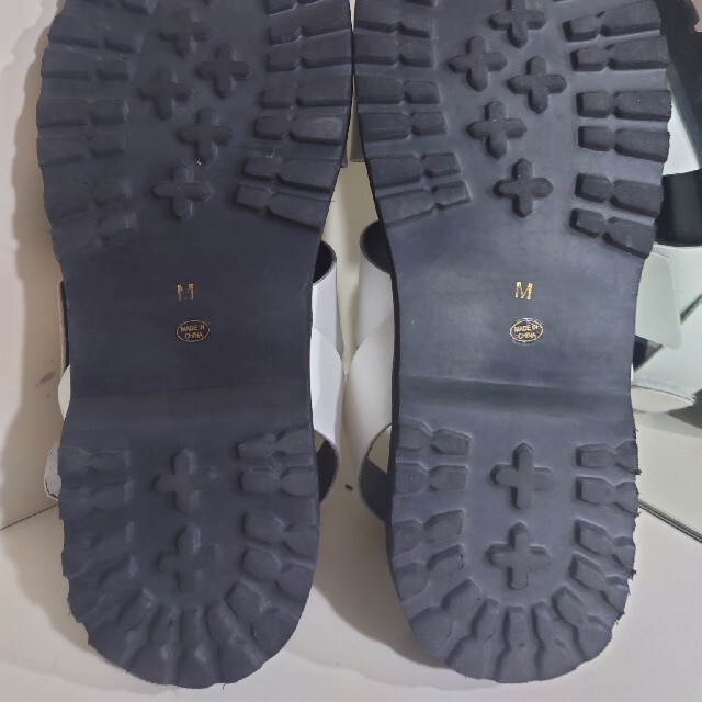 HARE(ハレ)の送料込レイジブルーサンダルMホワイトブラックハレグローバルワーク メンズの靴/シューズ(サンダル)の商品写真