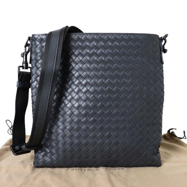 Bottega Veneta(ボッテガヴェネタ)の良品 ボッテガヴェネタ イントレチャート レザー 斜め掛け ショルダー バッグ レディースのバッグ(ショルダーバッグ)の商品写真