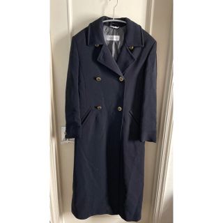 マックスマーラ(Max Mara)のマックスマーラ Max Mara ウール　ロングコート　金ボタン　ダブル　42(ロングコート)