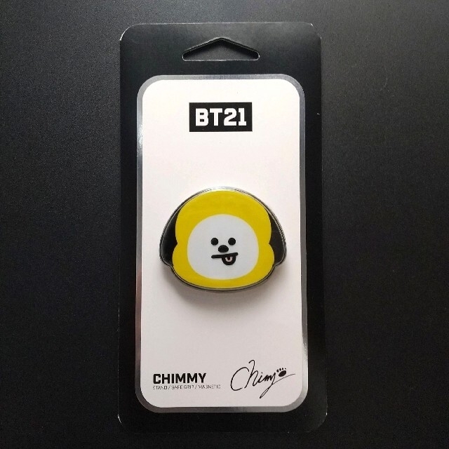 防弾少年団(BTS)(ボウダンショウネンダン)のBT21 CHIMMY グリップトック スマホ/家電/カメラのスマホアクセサリー(その他)の商品写真