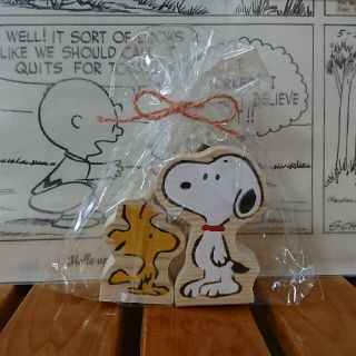 スヌーピー(SNOOPY)のスヌーピー ウッドストック 小さめウッドオブジェ(インテリア雑貨)