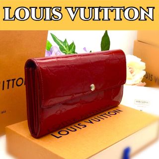 ルイヴィトン(LOUIS VUITTON)の限界大赤字価格‼️お洒落ヴェルニ✳️LOUISVUITTONヴィトン ✳️長財布(財布)