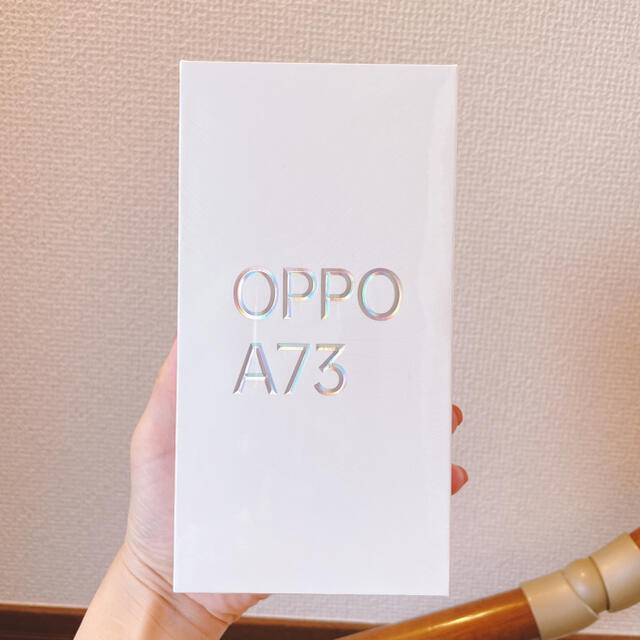 新品/未開封　OPPO A73 ネイビーブルースマホ/家電/カメラ