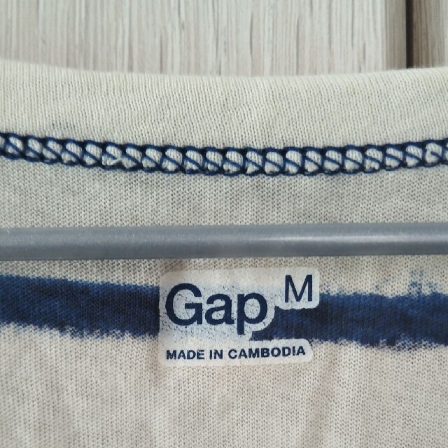 GAP(ギャップ)のギャップボーダーTシャツM レディースのトップス(Tシャツ(半袖/袖なし))の商品写真