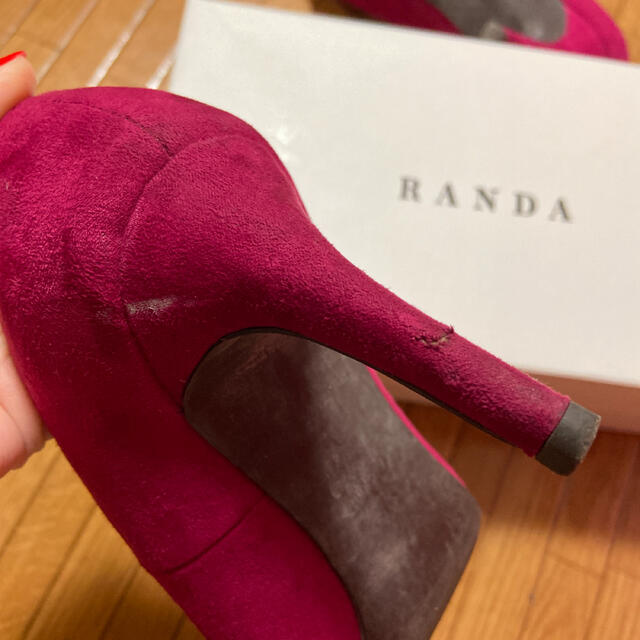 RANDA(ランダ)のRANDA♡スエードパンプス レディースの靴/シューズ(ハイヒール/パンプス)の商品写真