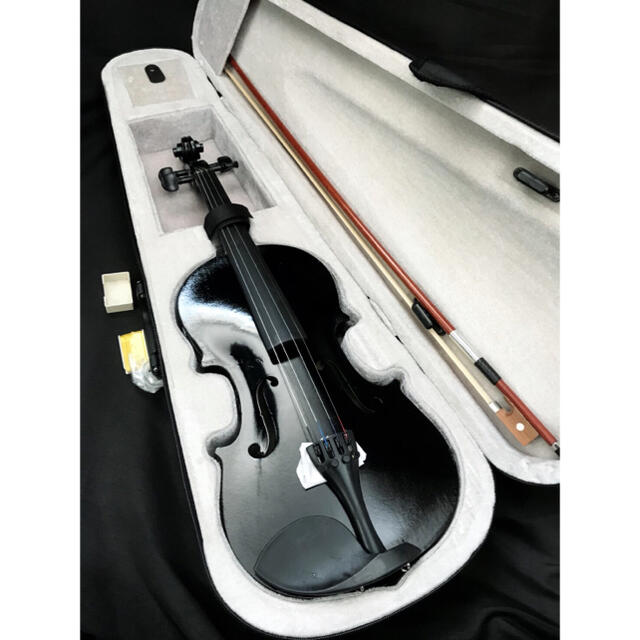 ヴァイオリン　ブラック 楽器の弦楽器(ヴァイオリン)の商品写真
