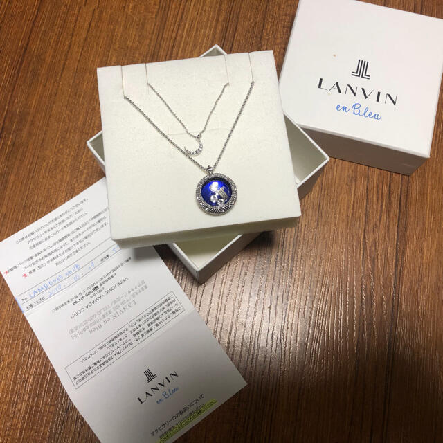 LANVIN en Bleu(ランバンオンブルー)のLANVIN en Bleu  ２連ネックレス レディースのアクセサリー(ネックレス)の商品写真