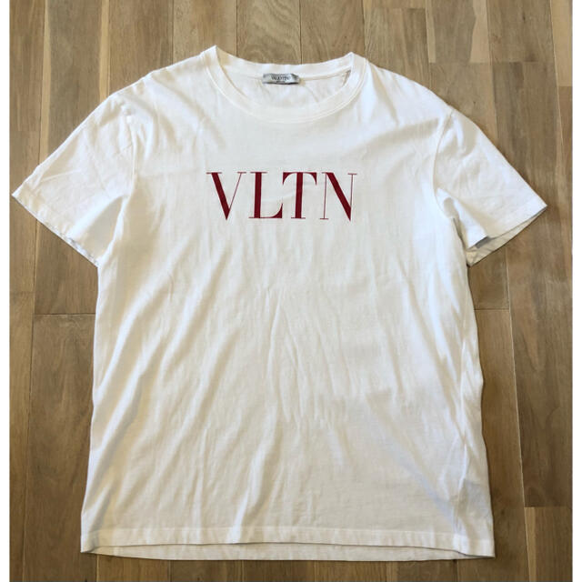 VALENTINO ヴァレンティノ Tシャツ VLTNロゴ 白 ホワイト M