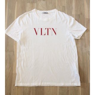 VALENTINO ヴァレンティノ Tシャツ VLTNロゴ 白 ホワイト M