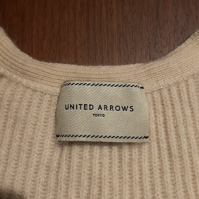 UNITED ARROWS(ユナイテッドアローズ)の畦編み Vネックニット UNITED ARROWS ユナイテッドアローズ レディースのトップス(ニット/セーター)の商品写真