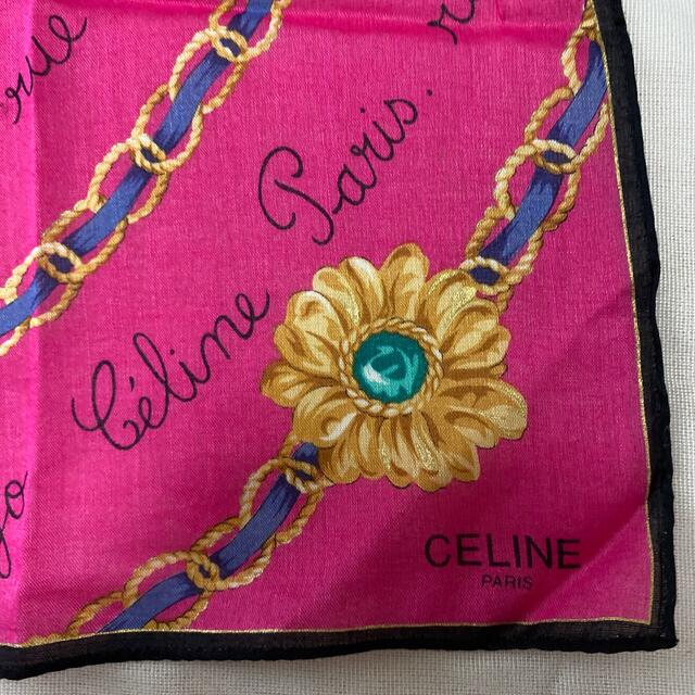 celine(セリーヌ)のセリーヌ　ハンカチ　未使用　塔 レディースのファッション小物(ハンカチ)の商品写真