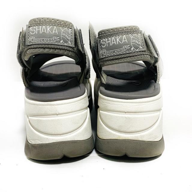 シャカ サンダル レディース - グレー レディースの靴/シューズ(サンダル)の商品写真