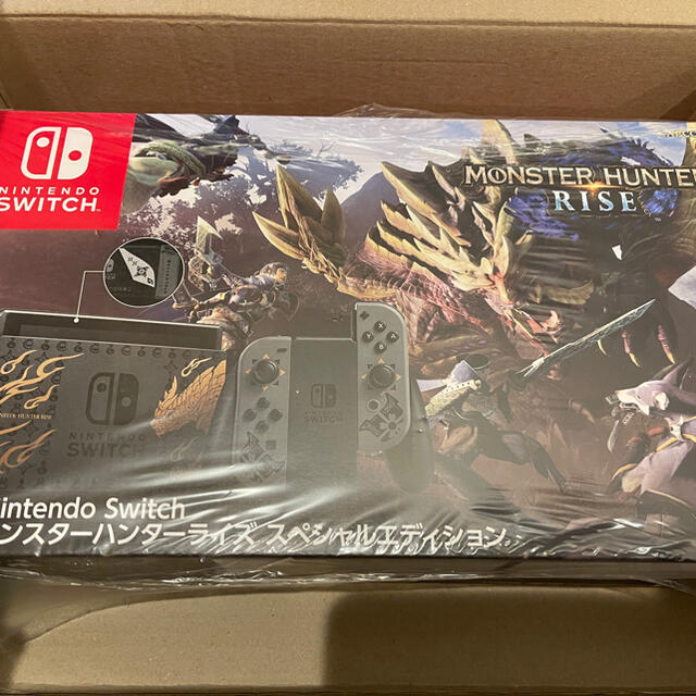 Nintendo Switch(ニンテンドースイッチ)のモンスターハンターライズスペシャルエディション 未開封新品 エンタメ/ホビーのゲームソフト/ゲーム機本体(家庭用ゲーム機本体)の商品写真