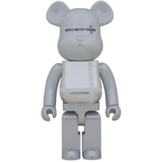 メディコムトイ(MEDICOM TOY)のBE@RBRICK WHITE CHROME 1000％(キャラクターグッズ)