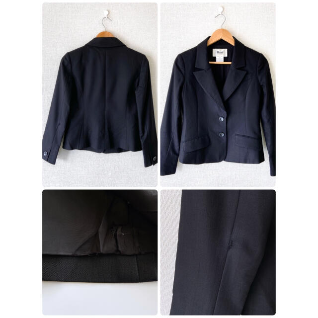 René(ルネ)のRene ルネ　ジャケット　スカート+パンツ　スーツ3点セット　ブラック レディースのフォーマル/ドレス(スーツ)の商品写真